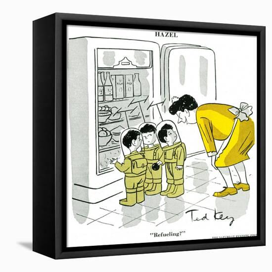 Hazel Cartoon-Ted Key-Framed Premier Image Canvas