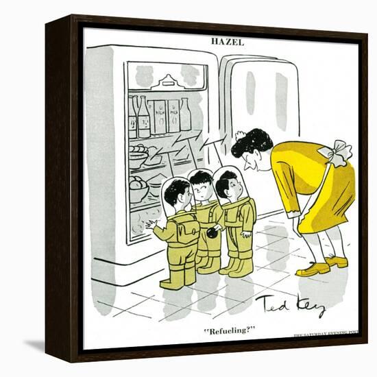 Hazel Cartoon-Ted Key-Framed Premier Image Canvas