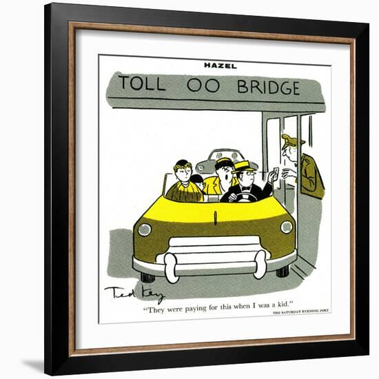 Hazel Cartoon-Ted Key-Framed Giclee Print