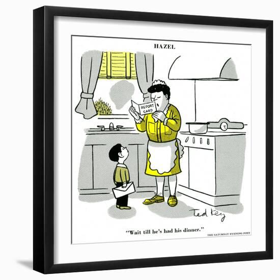 Hazel Cartoon-Ted Key-Framed Giclee Print