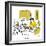 Hazel Cartoon-Ted Key-Framed Giclee Print