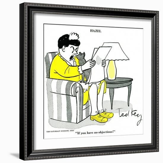 Hazel Cartoon-Ted Key-Framed Giclee Print