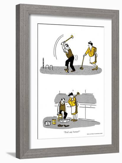 Hazel Cartoon-Ted Key-Framed Giclee Print