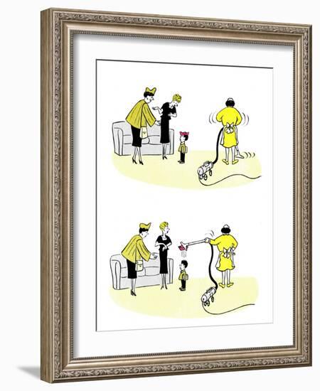 Hazel Cartoon-Ted Key-Framed Giclee Print