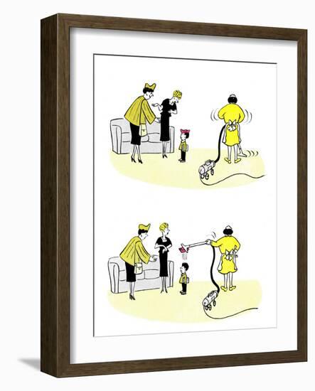 Hazel Cartoon-Ted Key-Framed Giclee Print