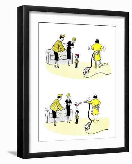 Hazel Cartoon-Ted Key-Framed Giclee Print