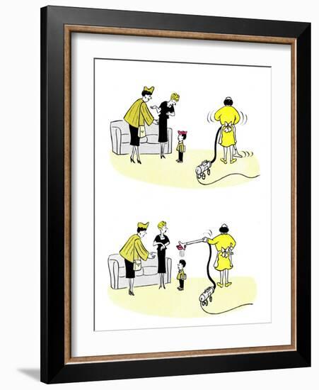 Hazel Cartoon-Ted Key-Framed Giclee Print