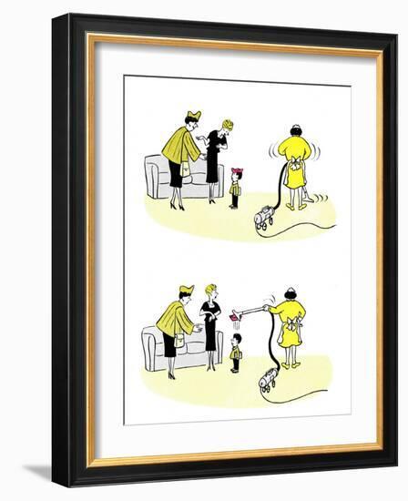 Hazel Cartoon-Ted Key-Framed Giclee Print