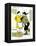 Hazel Cartoon-Ted Key-Framed Premier Image Canvas