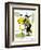 Hazel Cartoon-Ted Key-Framed Giclee Print