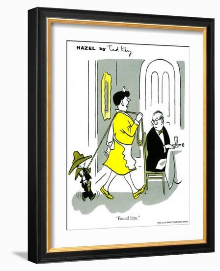 Hazel Cartoon-Ted Key-Framed Giclee Print