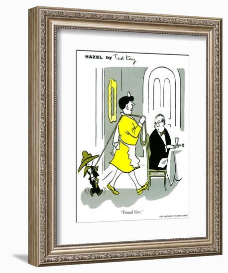 Hazel Cartoon-Ted Key-Framed Giclee Print