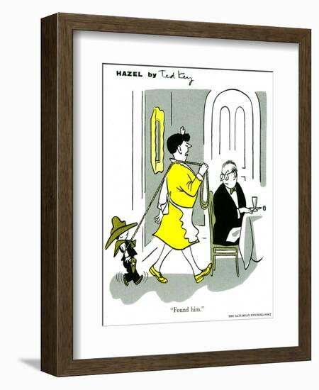 Hazel Cartoon-Ted Key-Framed Giclee Print