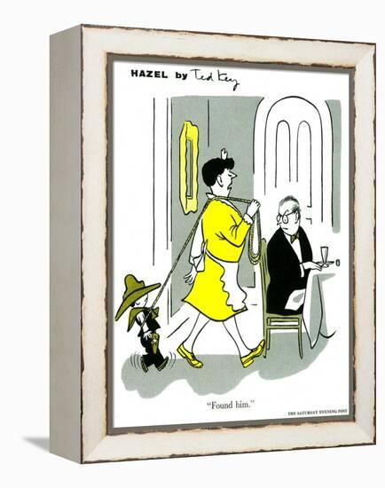 Hazel Cartoon-Ted Key-Framed Premier Image Canvas