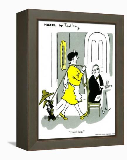 Hazel Cartoon-Ted Key-Framed Premier Image Canvas