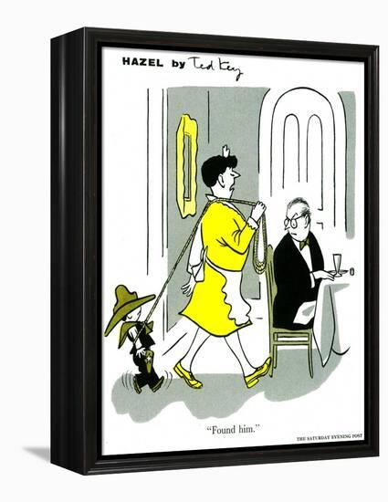 Hazel Cartoon-Ted Key-Framed Premier Image Canvas