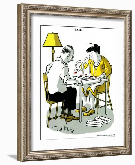 Hazel Cartoon-Ted Key-Framed Giclee Print