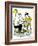 Hazel Cartoon-Ted Key-Framed Giclee Print