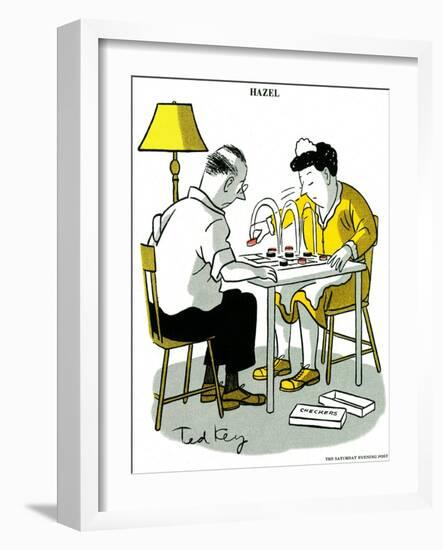 Hazel Cartoon-Ted Key-Framed Giclee Print