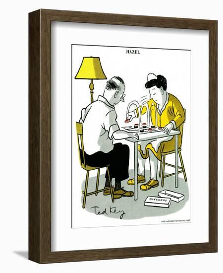 Hazel Cartoon-Ted Key-Framed Giclee Print