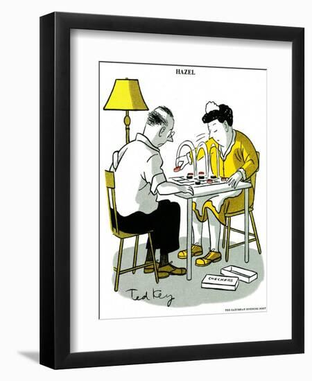 Hazel Cartoon-Ted Key-Framed Giclee Print