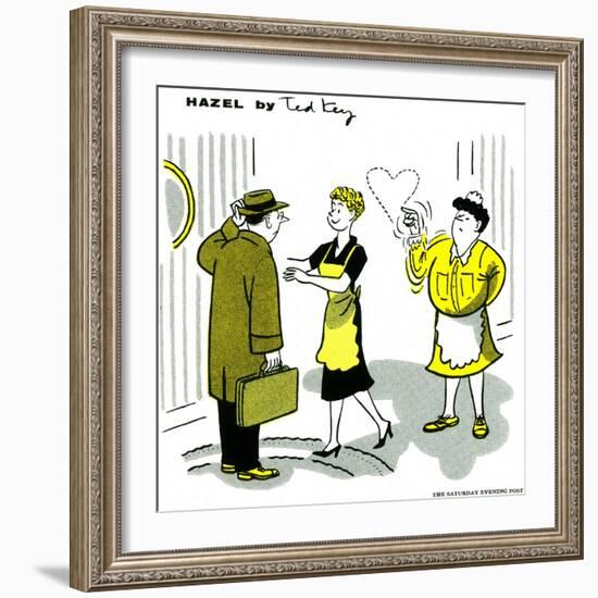 Hazel Cartoon-Ted Key-Framed Giclee Print