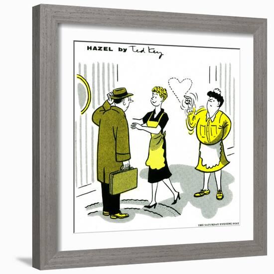 Hazel Cartoon-Ted Key-Framed Giclee Print