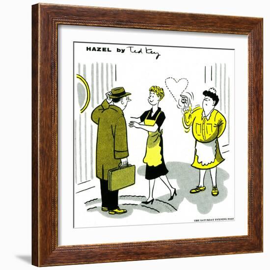 Hazel Cartoon-Ted Key-Framed Giclee Print