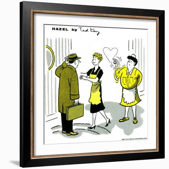 Hazel Cartoon-Ted Key-Framed Giclee Print