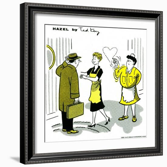 Hazel Cartoon-Ted Key-Framed Giclee Print