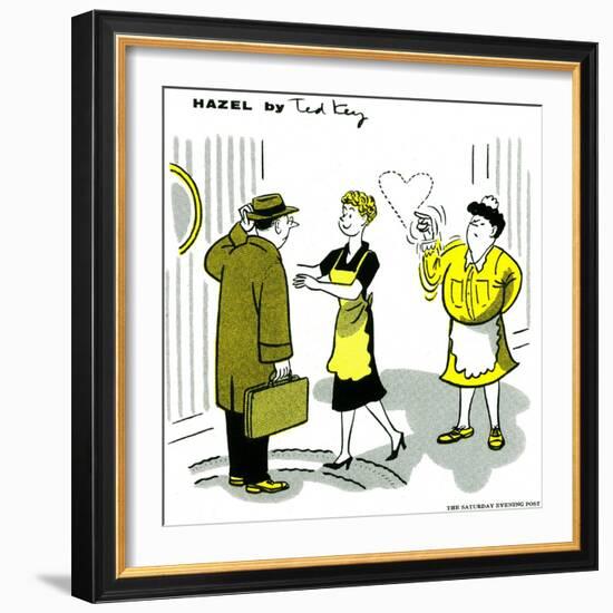 Hazel Cartoon-Ted Key-Framed Giclee Print