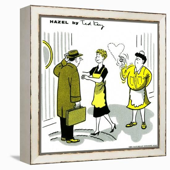 Hazel Cartoon-Ted Key-Framed Premier Image Canvas