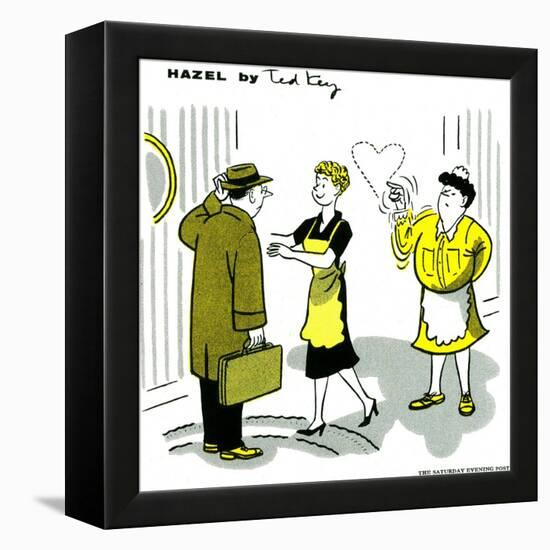 Hazel Cartoon-Ted Key-Framed Premier Image Canvas