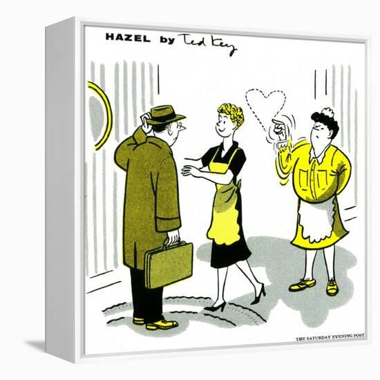 Hazel Cartoon-Ted Key-Framed Premier Image Canvas