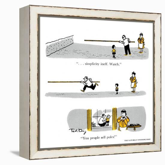 Hazel Cartoon-Ted Key-Framed Premier Image Canvas