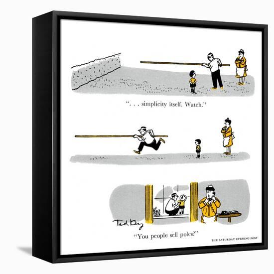 Hazel Cartoon-Ted Key-Framed Premier Image Canvas