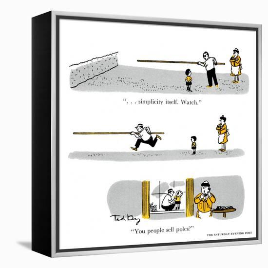 Hazel Cartoon-Ted Key-Framed Premier Image Canvas