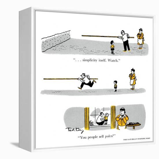 Hazel Cartoon-Ted Key-Framed Premier Image Canvas