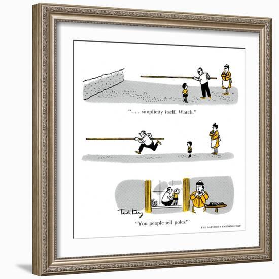 Hazel Cartoon-Ted Key-Framed Giclee Print