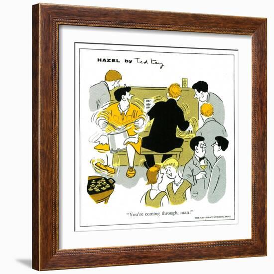 Hazel Cartoon-Ted Key-Framed Giclee Print