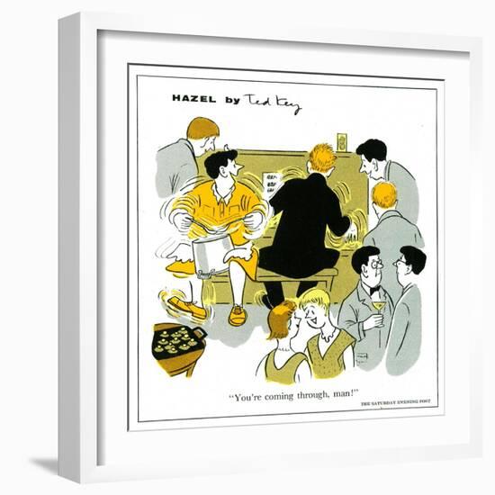 Hazel Cartoon-Ted Key-Framed Giclee Print