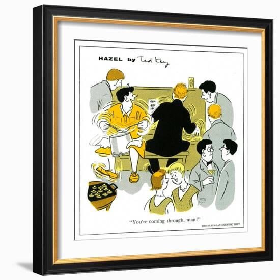 Hazel Cartoon-Ted Key-Framed Giclee Print