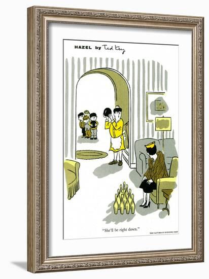 Hazel Cartoon-Ted Key-Framed Giclee Print