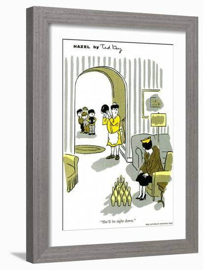 Hazel Cartoon-Ted Key-Framed Giclee Print