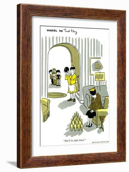 Hazel Cartoon-Ted Key-Framed Giclee Print