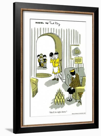 Hazel Cartoon-Ted Key-Framed Giclee Print