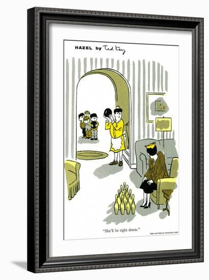 Hazel Cartoon-Ted Key-Framed Giclee Print