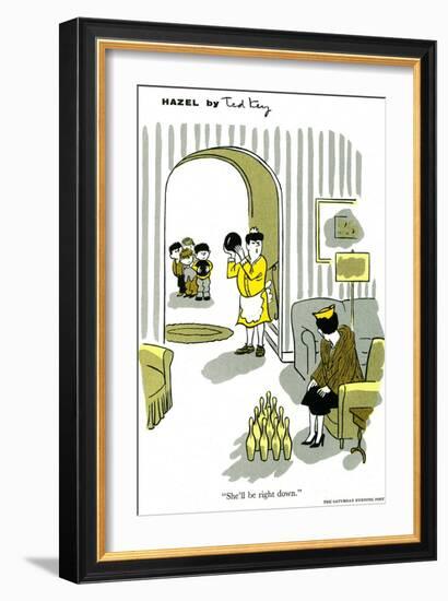 Hazel Cartoon-Ted Key-Framed Giclee Print