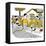 Hazel Cartoon-Ted Key-Framed Premier Image Canvas