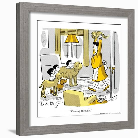 Hazel Cartoon-Ted Key-Framed Giclee Print